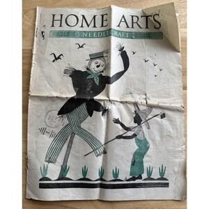 Vintage Ephemera July 1940 Home Arts Needlecraft Magazine Publication